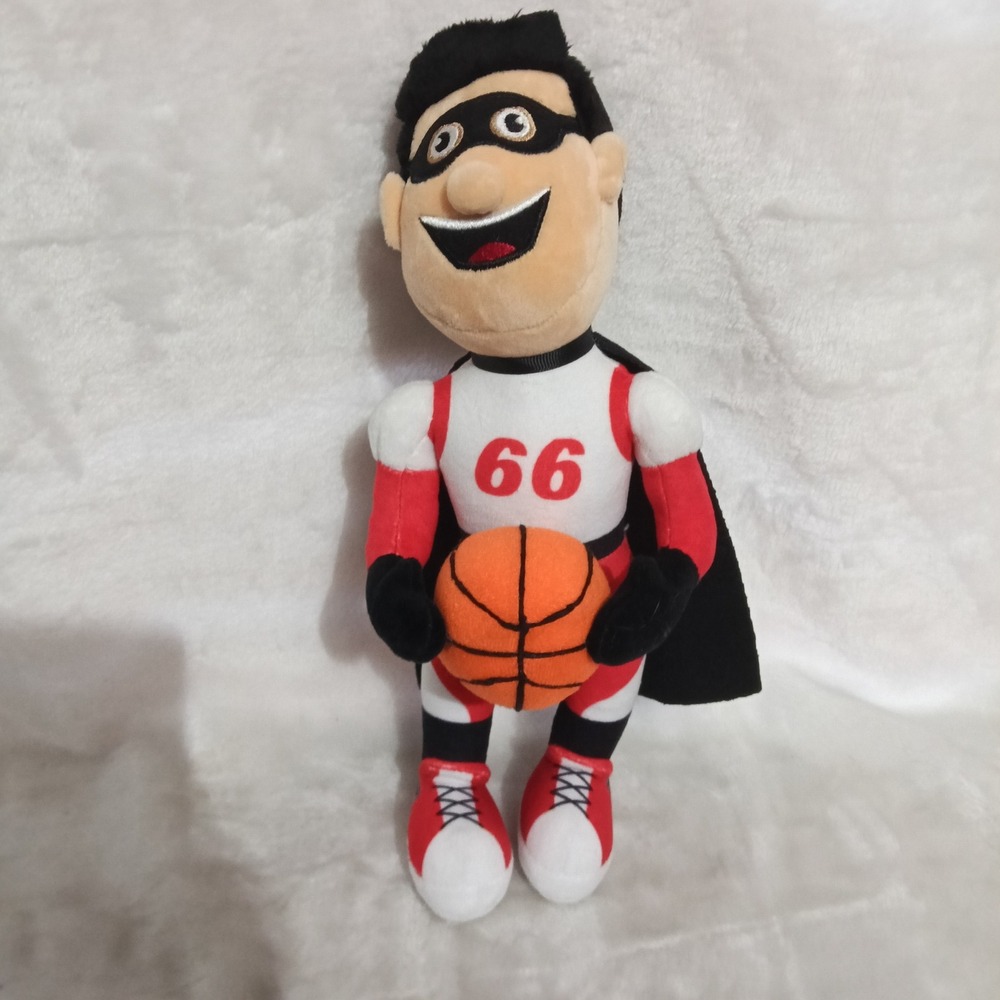 Phillips 66 Super Hero Basketball Player Plush 12 Inch Mascot Collectible Toy